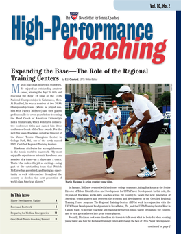 High Performance Coaching Newsletter