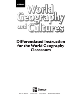Differentiated Instruction for the World Geography Classroom