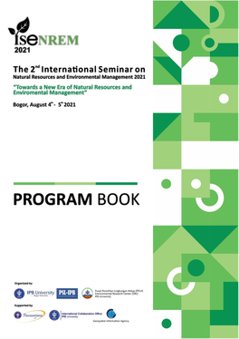 The 2Nd International Seminar on Natural Resources and Environmental Management 2021 Table of Contents