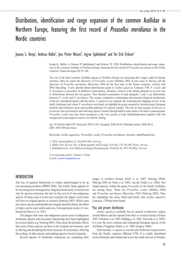 Distribution, Identification and Range Expansion Of