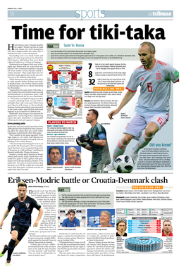 Eriksen-Modric Battle Or Croatia-Denmark Clash