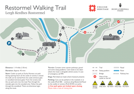 Restormel Walking Trail Lergh Kerdhes Rostorrmel