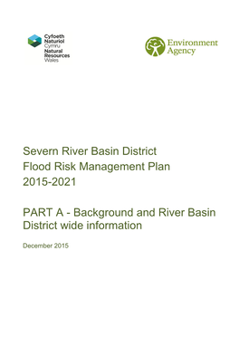 Severn River Basin District Flood Risk Management Plan 2015-2021