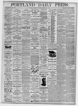 Portland Daily Press: September 1, 1875