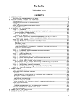 CBD Third National Report