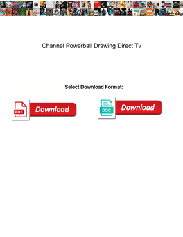 Channel Powerball Drawing Direct Tv