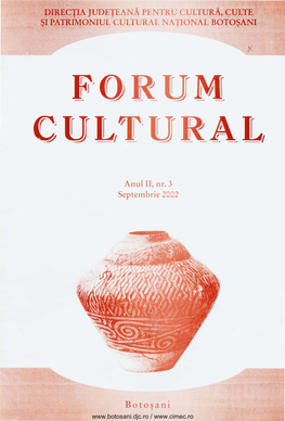 Revista Forum Cultural, Anul II, Nr. 3, Septembrie 2002