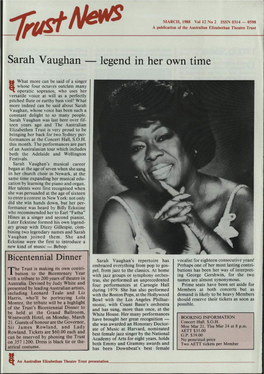 Sarah Vaughan - Legend in Her Own Time