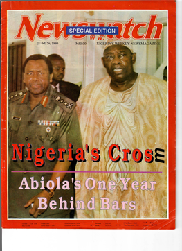 N50.00 NIGERIA's WEEKLY NEWSMAGAZINE M