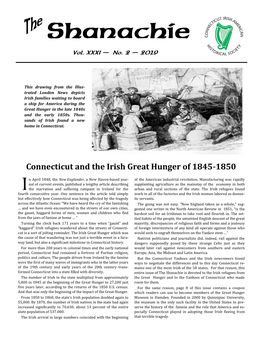 Connecticut and the Irish Great Hunger of 1845-1850