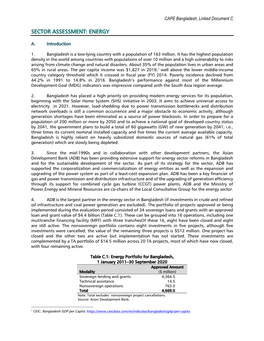 Sector Assessment: Energy