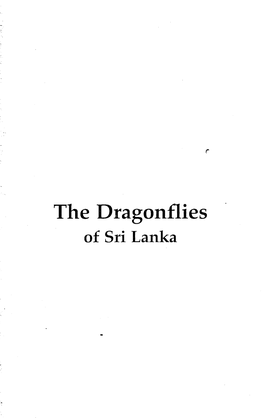 The Dragonflies of Sri Lanka