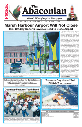 Marsh Harbour Airport Will Not Close Min