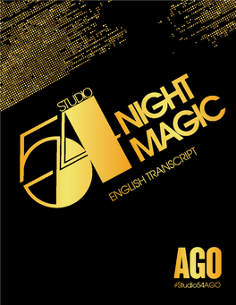 Studio 54: Night Magic