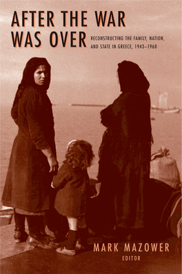 After the War Was Over: Reconstructing the Family, Nation, And