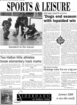 'Dogs End Season with Lopsided