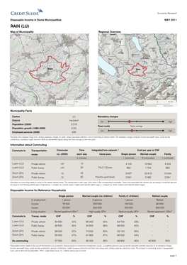 RAIN (LU) Map of Municipality Regional Overview