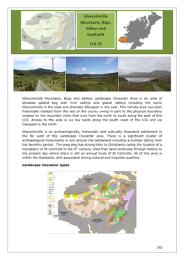 Glencolmcille Mountains, Bogs, Valleys and Gaeltacht LCA 32