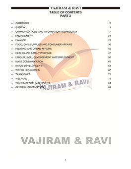 Table of Contents Part 2