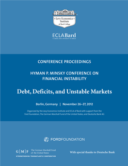 Debt, Deficits, and Unstable Markets