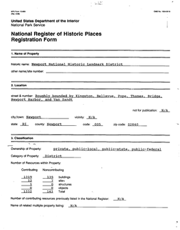 National Register of Historic Places Registration Form