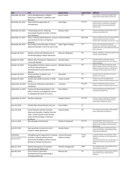 December 18, 2014 Use of Antidepressants in Bipolar