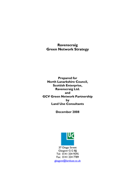 Ravenscraig Green Network Strategy