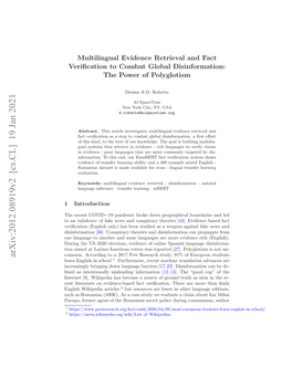 Arxiv:2012.08919V2 [Cs.CL] 19 Jan 2021