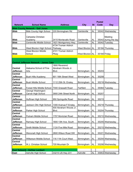 FP School Club List