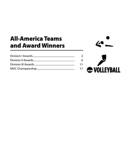 All-America Teams and Award Winners
