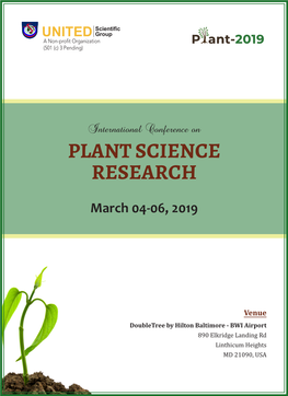 Plant Science Research