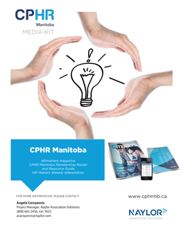 Hrmatters Magazine CPHR Manitoba Membership Roster and Resource Guide HR Matters Weekly Enewsletter