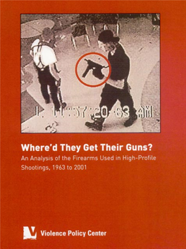 Where'd They Get Their Guns? an Analysis Of