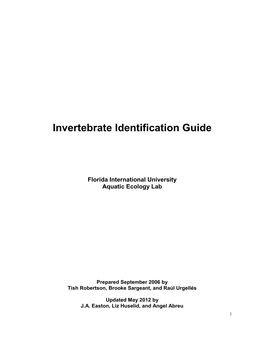 Invertebrate Identification Guide