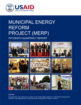 Merp) Fifteenth Quarterly Report January 1 – March 31, 2017