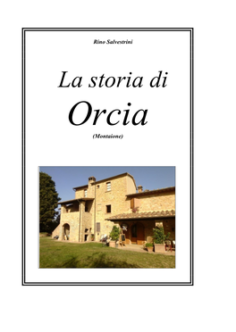 La Storia Di Orcia (Pdf)