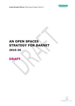 An Open Spaces Strategy for Barnet Draft