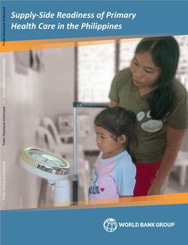 Supply-Side Readiness of Primary Health Care in the Philippines