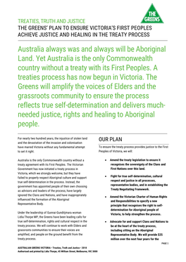 Australia Always Was and Always Will Be Aboriginal Land. Yet Australia Is the Only Commonwealth Country Without a Treaty with Its First Peoples