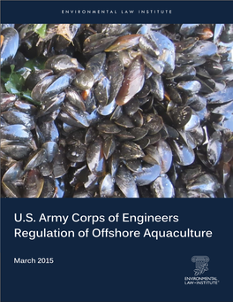 U.S. Army Corps of Engineers Regulation of Offshore Aquaculture