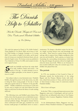 The Danish Help to Schiller (PDF)