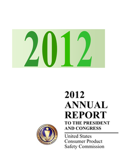 FY12 Annual Report to Congress