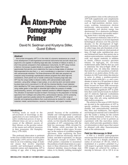 An Atom-Probe Tomography Primer