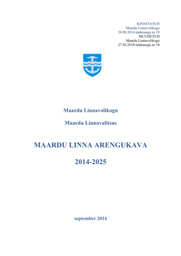 Maardu Linna Arengukava 2014-2025