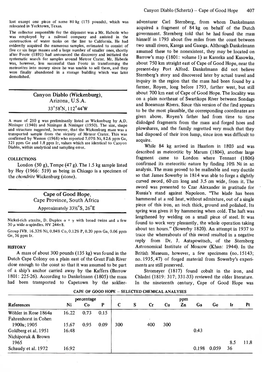 Handbook of Iron Meteorites, Volume 2 (Cape of Good Hope