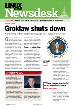 Groklaw Shuts Down Award-Winning, Software Freedom-Defending Legal Site to Close Over Privacy Fears