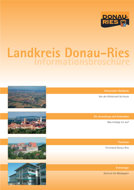 Landkreis Donau-Ries Informationsbroschüre