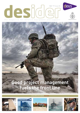 Good Project Management Fuels the Front Line