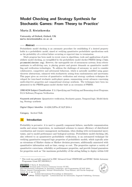 Model Checking and Strategy Synthesis for Stochastic Games: from Theory to Practice∗