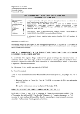 Département Des Yvelines Arrondissement De Mantes La Jolie Canton De Meulan Commune De Chapet